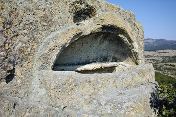 Ruins of Antique Thracian sanctuary Tatul, Kardzhali Region, Bulgaria