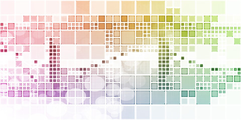 Abstract Squares Background