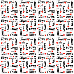 isolated sample (love pattern) love background