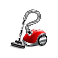 Vacuum cleaner isolated on white vector