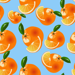 Vector orange pattern
