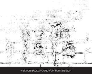 Distress Overlay Texture For Your Design. Black and white grunge