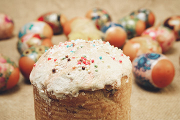 Homemade Easter cake