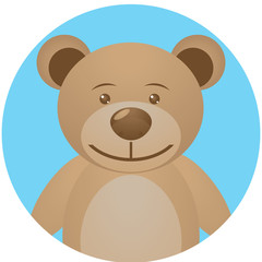 Bear teddy icon app mobile