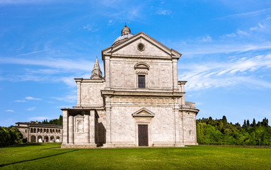 Fototapeta na wymiar Montepulciano San Biagio church