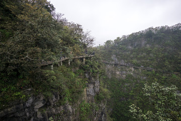 tianmen mountain landscape and viewpoint