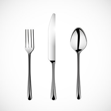 Cutlery set illustration