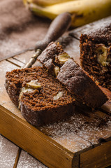 Homemade banana bread