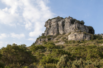 Fototapeta na wymiar Il monte Corongiu in Sardegna.