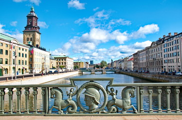 Gothenburg city in Sweden - obrazy, fototapety, plakaty