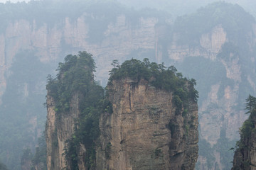 Obraz premium tall mountain peaks of yuanjiajie