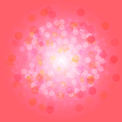 Colorful background with circles and flares. Vector illustration.