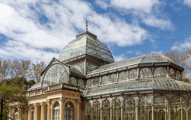 Fototapeta na wymiar Palacio de Cristal, Madrid