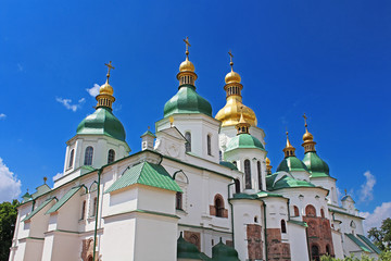 Fototapeta na wymiar Saint Sophia Cathedral in Kyiv, Ukraine