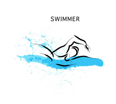 Swimmer Drawing Images Browse 4 230 Stock Photos Vectors And Video Adobe Stock