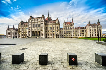 Naklejka premium Budapest parliament, Hungary