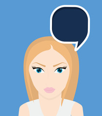 communication design. bubble icon. conversation concept 