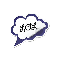 Acronyms on Paper Speech Balloon