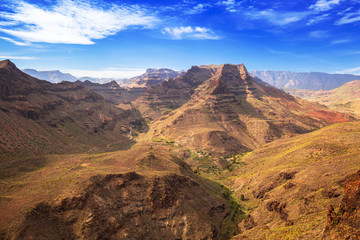 Mountain landscape of Gran Canaria island, Spain