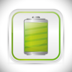 Battery design, energy and power concept, editable vector