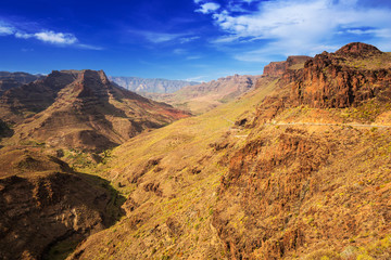 Mountain landscape of Gran Canaria island, Spain
