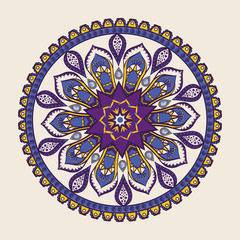 Mandala design. bohemic concept 