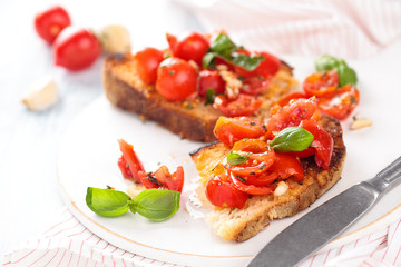 Italian food. Bruschetta.