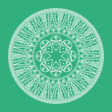 Mandala design. bohemic concept 