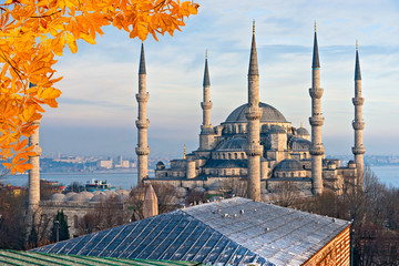 Plakat The Blue Mosque, Istanbul, Turkey.