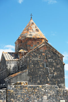 Ancient monastery Sevanavank in Armenia