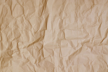 Hintergrund, ocker,  zerkittertes Papier / Papier, weiß, ocker, zerknittert, Nahaufnahme, Detail,...