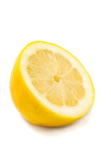 half lemon on side