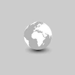 World Icon. Vector illustration.