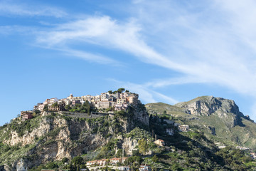 Fototapeta na wymiar Castelmola. Taormina. Province of Messina. Sicily, Italy.