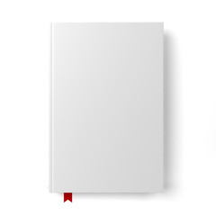 Blank book with a bookmark