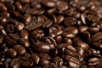 coffee bean pile