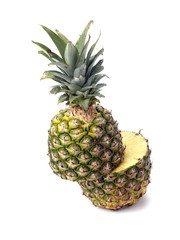 Fototapeta premium pinapple cut in half