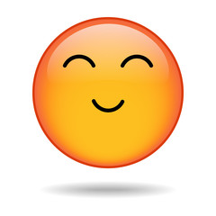 yellow round emoticon