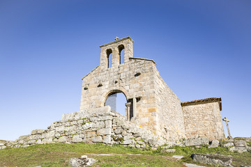 Fototapeta na wymiar Santa Maria do Castelo church, Castelo Mendo, Guarda, Portugal