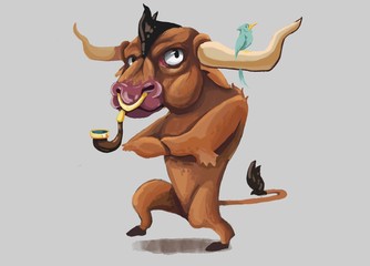 Astrological zodiac Taurus.