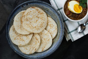 Rice Roti / Pathiri - Traditional Kerala Malabar breakfast