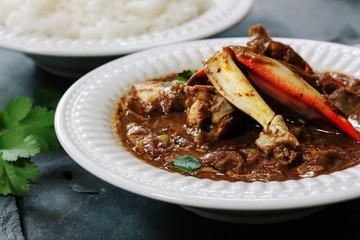 Crab curry - Crab cooked in roasted coconut sauce