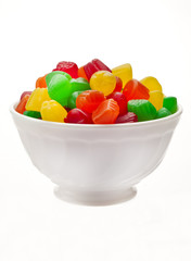 bowl of gum drops