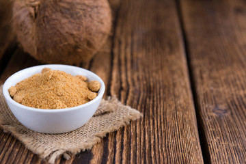 Coconut Palm Sugar (selective focus)