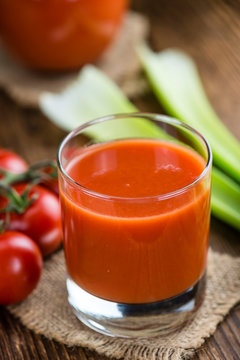 Tomato Juice (selective focus)