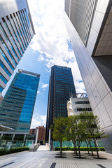 Obraz premium 新宿 ビルの谷間