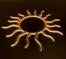 abstract sun