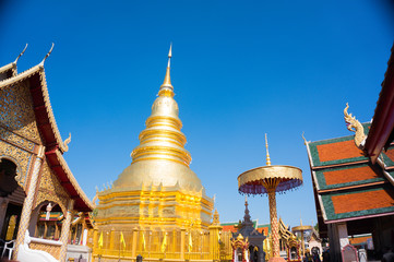 Wat Phra That Hariphunchai, Lamphun Thailand