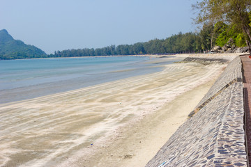 Beaches with Breakwater Protecting