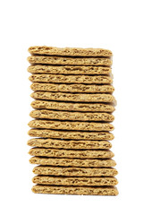 pile of square biscuits